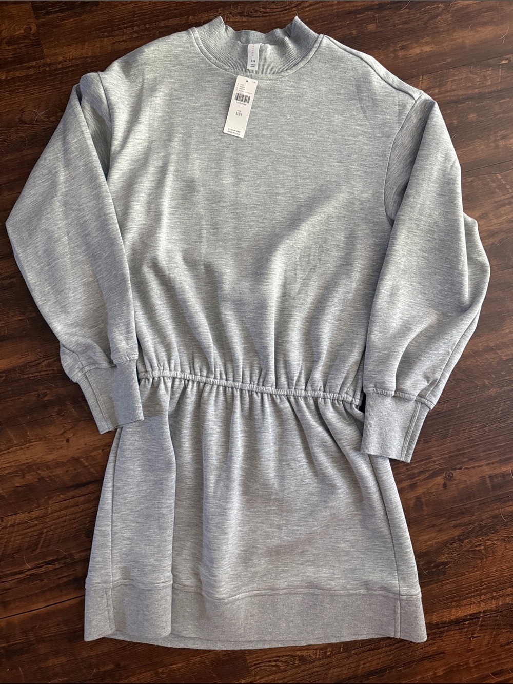 Anthropologie Daily Practice Women's Heather Gray Sweatshirt Dress